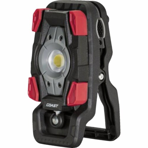 Coast COS30684 CL20R 1750 Lumens Rechargeable Clamp Work Light, Black Perspective: front