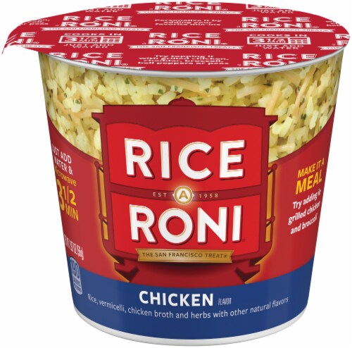 Rice-A-Roni Chicken Flavor Rice Cups Perspective: front