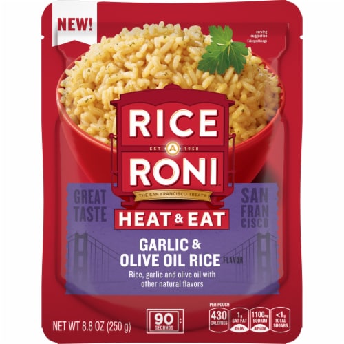 Rice-A-Roni® Heat & Eat Garlic & Olive Oil Rice Perspective: front