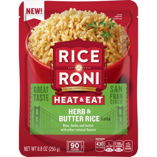 Rice-A-Roni® Heat & Eat Herb & Butter Rice Perspective: front