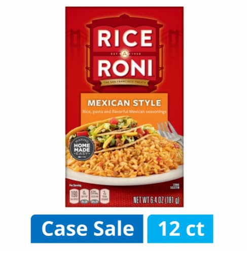 Rice-A-Roni® Mexican Style Rice Case Lot Sale Perspective: front