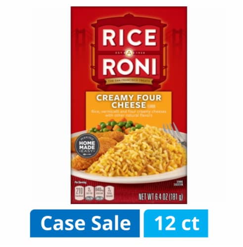 Rice-A-Roni® Creamy Four Cheese Rice Case Lot Sale Perspective: front