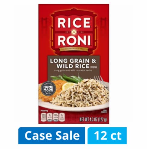 Rice-A-Roni® Long Grain & Wild Rice Case Lot Sale Perspective: front