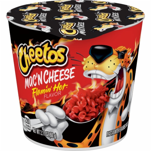 Cheetos® Flamin' Hot Mac'N Cheese Cup Perspective: front