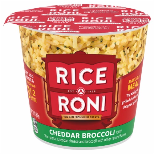 Rice-A-Roni Cheddar Broccoli Flavor Rice Cup, 2.11 oz - King Soopers