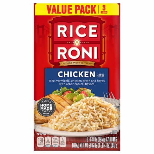 Rice-A-Roni Chicken Rice Mix Perspective: front
