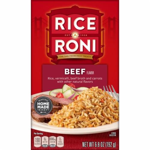 Rice-A-Roni® Beef Flavored Rice Perspective: front