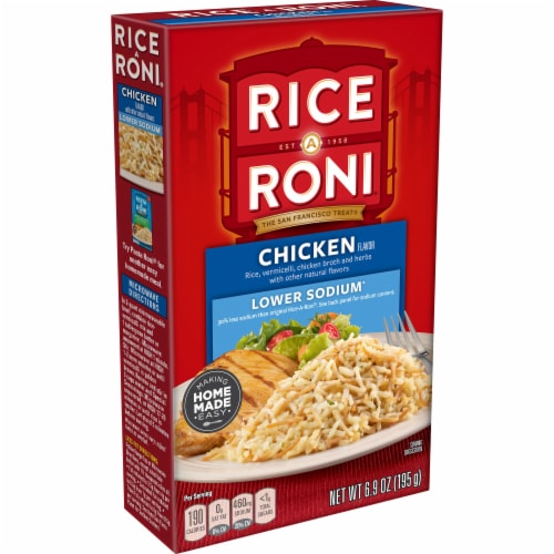 Rice-A-Roni® Lower Sodium Chicken Flavor Rice Perspective: front
