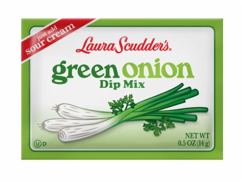 Laura Scudder's® Green Onion Dry Dip Mix Perspective: front