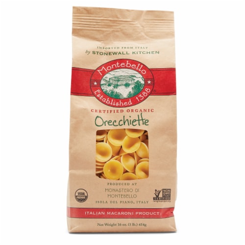 Montebello Organic Orecchiette Pasta Perspective: front