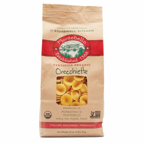 Montebello Organic Orecchiette Pasta Perspective: front