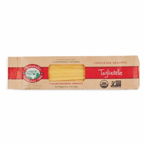 Montebello Organic Tagliatelle Pasta Perspective: front