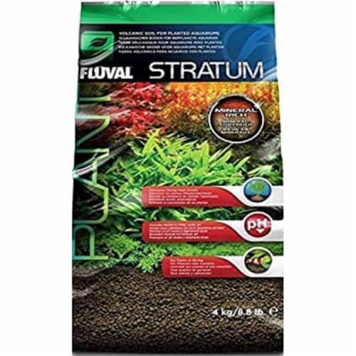 Fluval Plant And Shrimp Stratum Aquarium Substrate 8.8 Lb Perspective: front