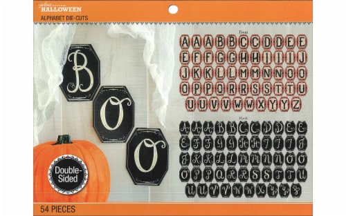 EK Jolee's Boutique Halloween Jumbo Alphabet Perspective: front