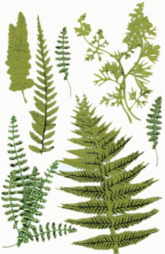 Martha Stewart Crafts Fern Sticker Sheet Perspective: front