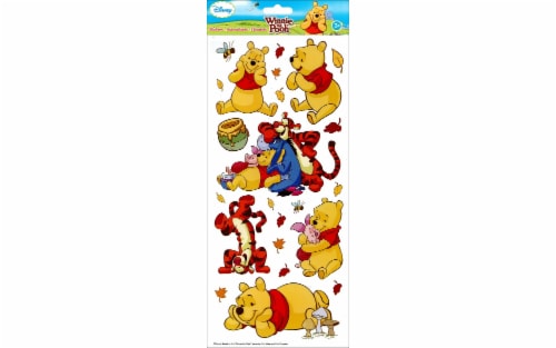 Disney Large Flat Stickers-Pooh W/Characters, 1 count - Kroger