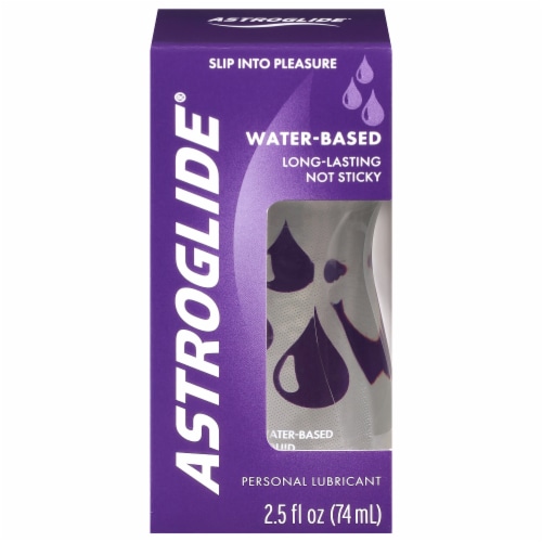 Astroglide Water-Based Liquid Personal Lubricant Perspective: front