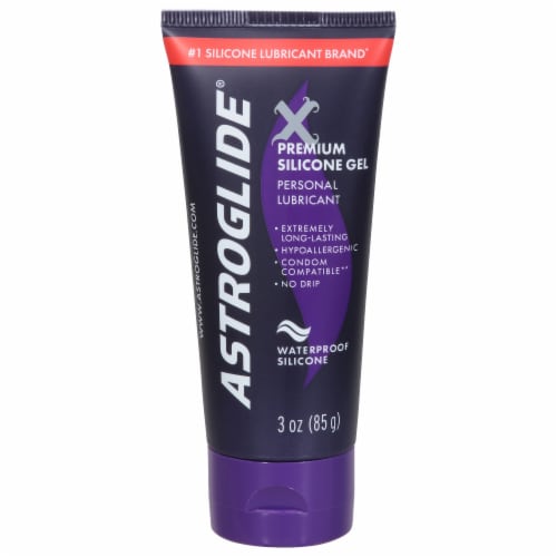 Astroglide X Premium Silicone Gel Lubricant Perspective: front