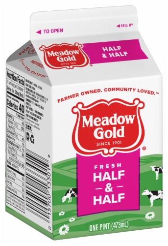 Meadow Gold Half Half 1 Pt Food 4 Less