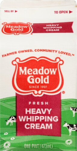 Meadow Gold Heavy Whipping Cream Perspective: front