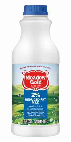 Meadow Gold 2% Reduced Fat Milk Perspective: front