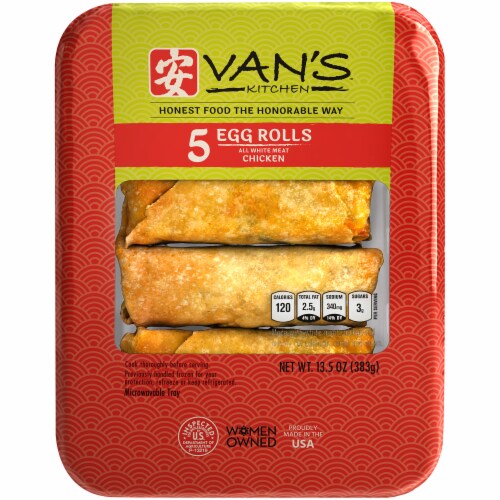 Van's Chicken Egg Rolls Perspective: front