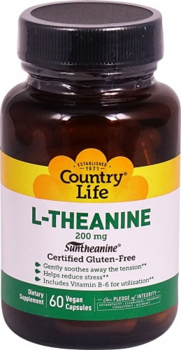 Country Life  L-Theanine Perspective: front