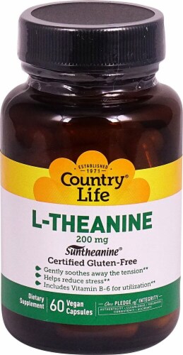 Country Life  L-Theanine Perspective: front