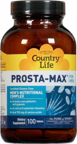 Country Life  Prosta-Max for Men Supplements Perspective: front