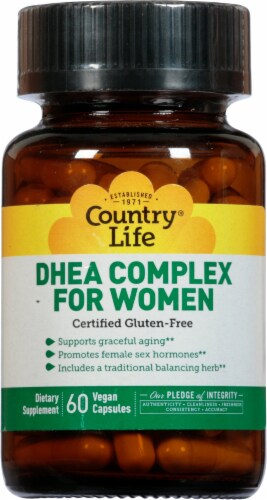 Country Life DHEA Complex Women Supplements Perspective: front