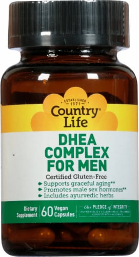Country Life  DHEA Complex Men Supplements Perspective: front