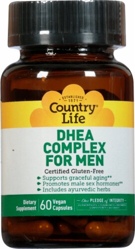 Country Life  DHEA Complex Men Supplements Perspective: front