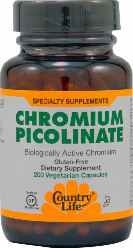 Country Life  Chromium Picolinate Perspective: front