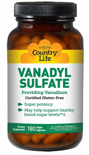Country Life  Vanadyl Sulfate Perspective: front