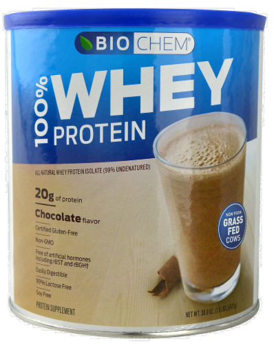 BioChem Chocolate Flavored Whey Protein Perspective: front