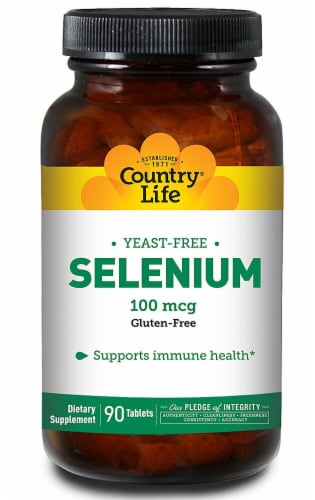 Country Life  Selenium Yeast Free Perspective: front
