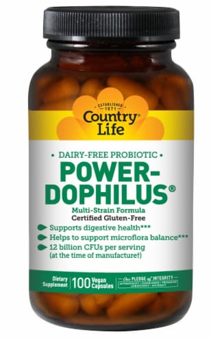 Country Life Milk Free Dophilus Perspective: front