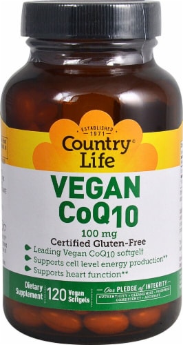 Country Life Vegan Coq10 Vegan Softgels 100 Mg 120 Ct Kroger