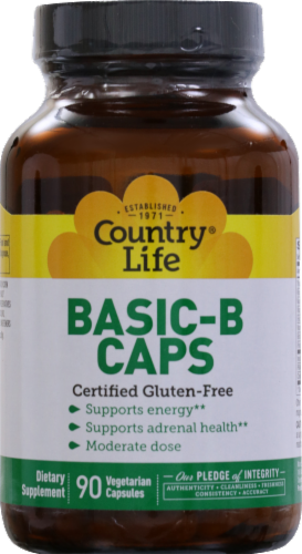 Country Life Basic-B Capsules 90 Count Perspective: front