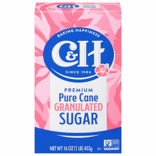C&H Premium Pure Cane Granulated Sugar Perspective: front