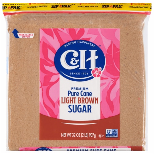 C&H Premium Pure Cane Light Brown Sugar Perspective: front