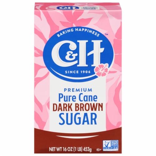C&H™ Premium Pure Cane Dark Brown Sugar Perspective: front