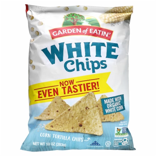 Garden of Eatin'® Organic White Corn Tortilla Chips Perspective: front