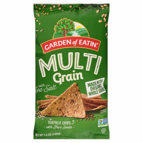 Garden of Eatin'® Multigrain Sea Salt Tortilla Chips Perspective: front