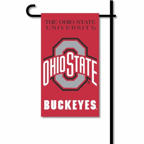 Classic Impression OSU Mini Garden Flag Perspective: front