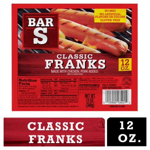 Classic Franks Hot Dogs Perspective: front