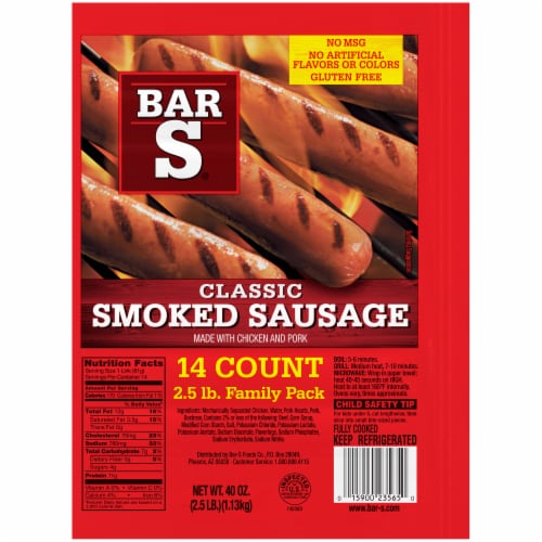 Classic High Protein Smoked Sausage Perspective: front
