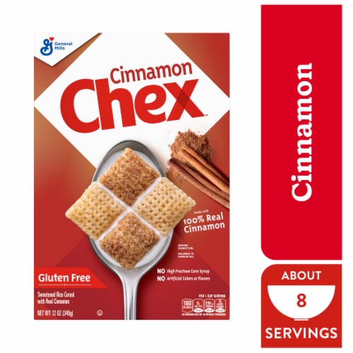 General Mills Cinnamon Chex Cereal Perspective: front