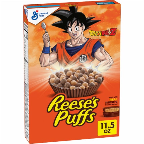 General Mills Reese’s Puffs Chocolatey Peanut Butter Cereal Perspective: front