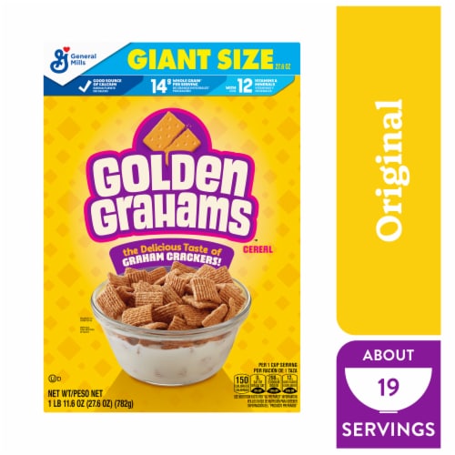 Golden Grahams Graham Cracker Taste Breakfast Cereal, 27.6 oz - Metro ...